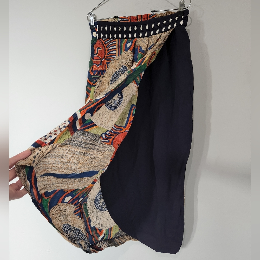 Marsha Brander For Componix Patterned Maxi Faux W… - image 1